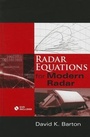 Cover: Radar Equations for Modern Radar - Artech House Publishers