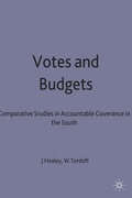 Cover: Votes and Budgets - Palgrave Macmillan