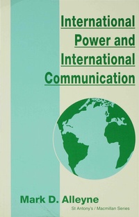 Abbildung von: International Power and International Communication - Palgrave Macmillan