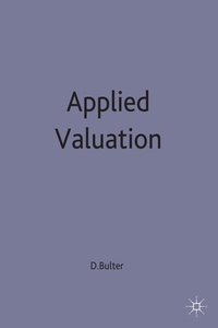 Enlarge image Cover: Applied Valuation - Red Globe Press