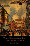 Cover: Three Essays on the State of Economic Science - Martino Fine Books