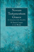 Cover: Novum Testamentum Graece - Wipf & Stock Publishers