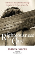 Cover: The Righteousness of One - Wipf & Stock Publishers