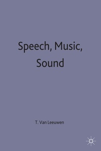 Abbildung von: Speech, Music, Sound - Red Globe Press