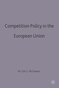 Abbildung von: Competition Policy in the European Union - Palgrave Macmillan