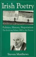 Cover: Irish Poetry: Politics, History, Negotiation - Palgrave Macmillan