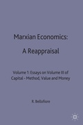 Cover: Marxian Economics: A Reappraisal - Palgrave Macmillan
