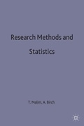 Cover: Research Methods and Statistics - Palgrave Macmillan