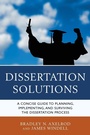 Cover: Dissertation Solutions - Rowman & Littlefield Education