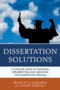 Cover: Dissertation Solutions - Rowman & Littlefield Education