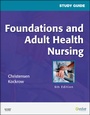 Cover: Study Guide for Foundations and Adult Health Nursing - Mosby