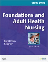 Enlarge image Cover: Study Guide for Foundations and Adult Health Nursing - Mosby
