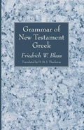 Cover: Grammar of New Testament Greek - Wipf & Stock Publishers