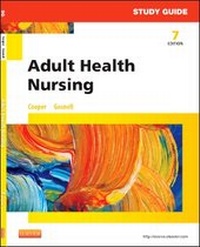 Enlarge image Cover: Study Guide for Adult Health Nursing - Mosby