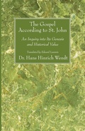 Cover: The Gospel According to St. John - Wipf & Stock Publishers