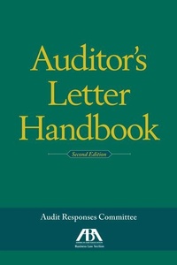 Abbildung von: Auditor's Letter Handbook, Second Edition - American Bar Association