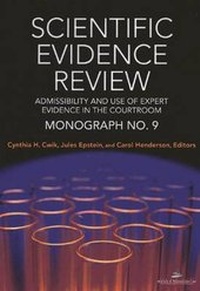 Enlarge image Cover: Scientific Evidence Review - American Bar Association