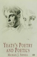 Cover: Yeats's Poetry and Poetics - Palgrave Macmillan