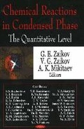 Cover: Chemical Reactions in Condensed Phase - Nova Science Publishers Inc
