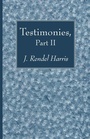Cover: Testimonies, Part II - Wipf & Stock Publishers