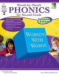 Cover: Month-By-Month Phonics for Second Grade - Four Blocks (a Division of Carson-Dellosa)