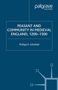 Cover: Peasant and Community in Medieval England, 1200-1500 - Palgrave Macmillan