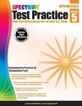 Cover: Spectrum Test Practice, Grade 5 - Spectrum