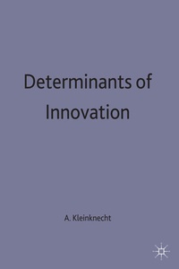 Enlarge image Cover: Determinants of Innovation - Palgrave Macmillan