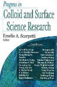Abbildung von: Progress in Colloid & Surface Science Research - Nova Science Publishers Inc