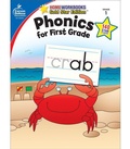 Cover: Phonics for First Grade, Grade 1 - Carson Dellosa Education