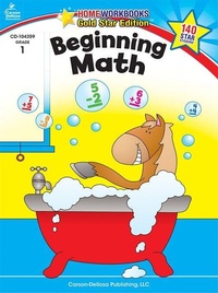 Enlarge image Cover: Beginning Math, Grade 1 - Carson Dellosa Education