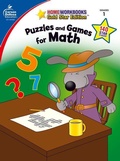 Cover: Puzzles and Games for Math, Grade 1 - Carson Dellosa Education