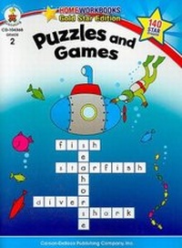 Enlarge image Cover: Puzzles and Games, Grade 2 - Carson Dellosa Education