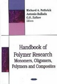 Enlarge image Cover: Handbook of Polymer Research - Nova Science Publishers Inc