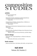 Cover: Composition Studies 38.2 (Fall 2010) - Parlor Press