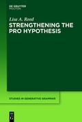 Cover: Strengthening the PRO Hypothesis - De Gruyter