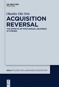Abbildung von: Acquisition Reversal - De Gruyter Mouton