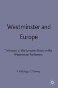 Cover: Westminster and Europe - Palgrave Macmillan