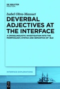 Cover: Deverbal Adjectives at the Interface - De Gruyter Mouton
