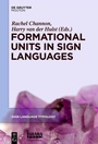 Cover: Formational Units in Sign Languages - De Gruyter Mouton