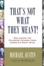 Cover: That's Not What They Meant! - Prometheus Books