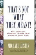 Cover: That's Not What They Meant! - Prometheus Books