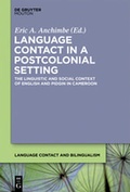 Cover: Language Contact in a Postcolonial Setting - De Gruyter