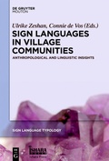 Cover: Sign Languages in Village Communities - De Gruyter Mouton