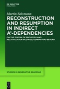 Cover: Reconstruction and Resumption in Indirect A'-Dependencies - De Gruyter Mouton