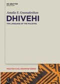 Cover: Dhivehi - De Gruyter Mouton