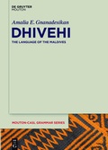 Cover: Dhivehi - De Gruyter Mouton