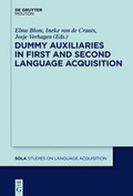 Cover: Dummy Auxiliaries in First and Second Language Acquisition - De Gruyter