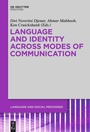 Cover: Language and Identity across Modes of Communication - De Gruyter Mouton