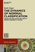 Cover: The Dynamics of Nominal Classification - De Gruyter Mouton